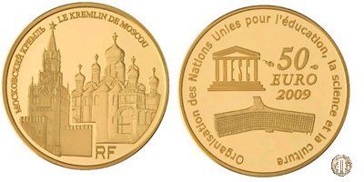 50 Euro 2009 UNESCO - Il Cremlino di Mosca 2009 (Parigi)