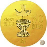 50 Euro 2011 1500 anni di storia francese - Clovis 2011 (Parigi)