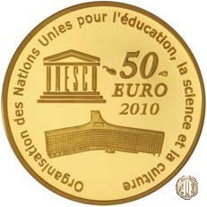 50 Euro UNESCO - il Taj Mahal 2010 (Parigi)