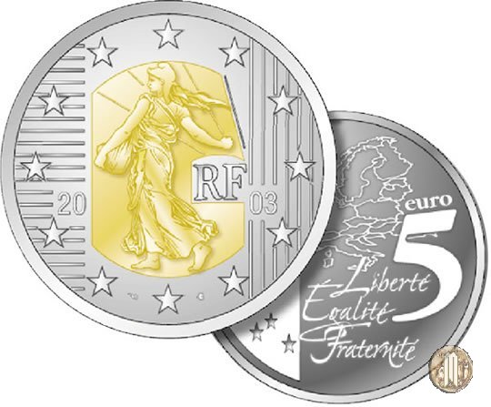 5 Euro 2003 La Seminatrice 2003 (Parigi)