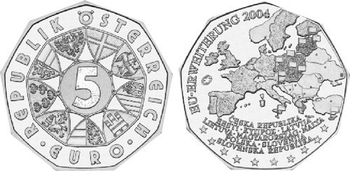 5 Euro 2004 Allargamento Unione Europea 2004 (Vienna)