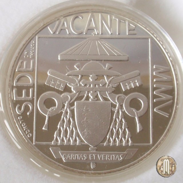 5 Euro 2005 Commemorativa Sede Vacante 2005 (Roma)