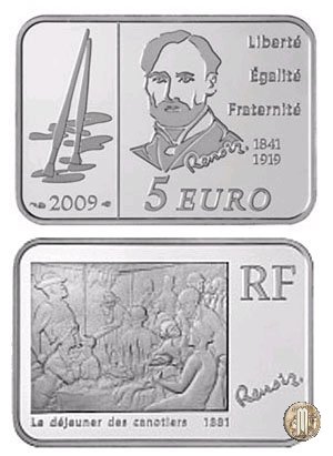 5 Euro 2009 Grandi Pittori - Gli impressionisti - Auguste Renoir 2009 (Parigi)