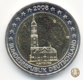 2 Euro 2008 Hamburg: St. Michaeliskirche 2008 (Karlsruhe)