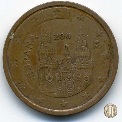 2 centesimi di Euro 2001 (Madrid)