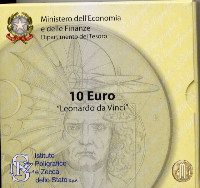 10 Euro 2006 Leonardo da Vinci 2006 (Roma)