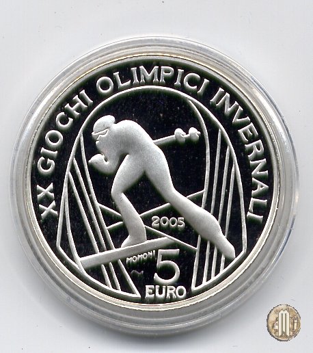 5 Euro 2005 XX Olimpiadi Inv. Torino 2006 - II em. 2005 (Roma)