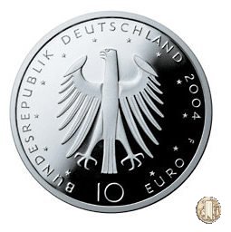 10 Euro 2004 200° Anniversario della Nascita del Poeta Eduard Mörike 2004 (Stoccarda)