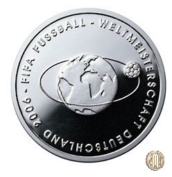 10 Euro 2004 Mondiali di Calcio del 2006 in Germania - 2ª Emissione 2004 (Amburgo:Berlino:Karlsruhe:Monaco:Stoccarda)