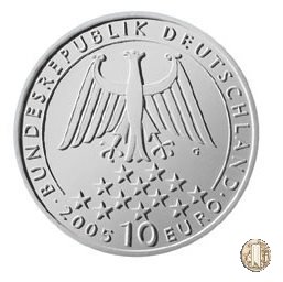 10 Euro 2005 200° Anniversario della Morte di Friedrich von Schiller 2005 (Karlsruhe)