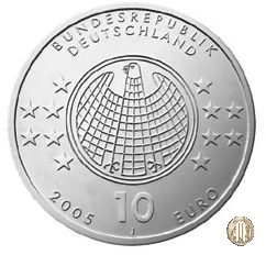 10 Euro 2005 Albert Einstein - 100 Anni della Relatività 2005 (Amburgo)