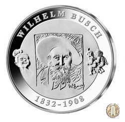 10 Euro 2007 175° Anniversario della Nascita di Wilhelm Busch 2007 (Monaco)