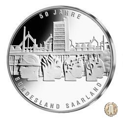 10 Euro 2007 50° Anniversario dello Stato Federale Saarland 2007 (Karlsruhe)