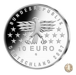10 Euro 2007 50° Anniversario dello Stato Federale Saarland 2007 (Karlsruhe)