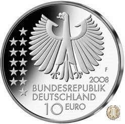 10 Euro 2008 150° Anniversario della Nascita di Max Planck 2008 (Stoccarda)