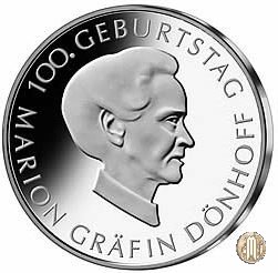 10 Euro 2009 100° Anniversario della Nascita di Marion Gräfin Dönhoff 2009 (Amburgo)