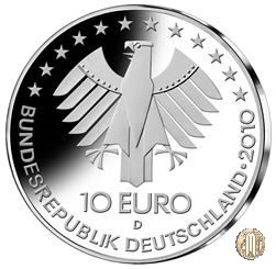 10 Euro 2010 175° Anniversario delle Ferrovie in Germania 2010 (Monaco)