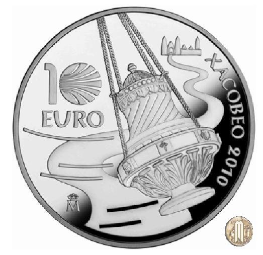 10 Euro 2010 Anno Santo Giacobeo 2010 2010 (Madrid)