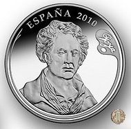 10 Euro 2010 Pittori Spagnoli III Serie - Goya - <i>Duelo a garrotazos</i> 2010 (Madrid)