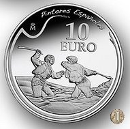 10 Euro 2010 Pittori Spagnoli III Serie - Goya - <i>Duelo a garrotazos</i> 2010 (Madrid)