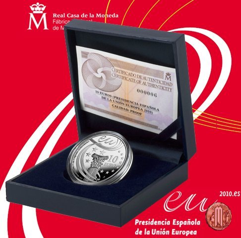 10 Euro 2010 Presidenza dell'Unione Europea 2010 (Madrid)