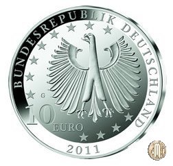 10 Euro 2011 200° Anniversario della nascita di Franz Liszt 2011 (Karlsruhe)