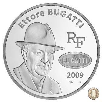 10 Euro Grandi Industriali - Ettore Bugatti 2009 (Parigi)