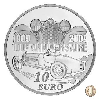 10 Euro Grandi Industriali - Ettore Bugatti 2009 (Parigi)