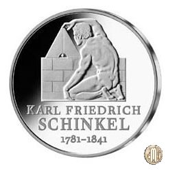 10 euro 2006 225° Anniversario della Nascita di Karl Friedrich Schinkel 2006 (Stoccarda)