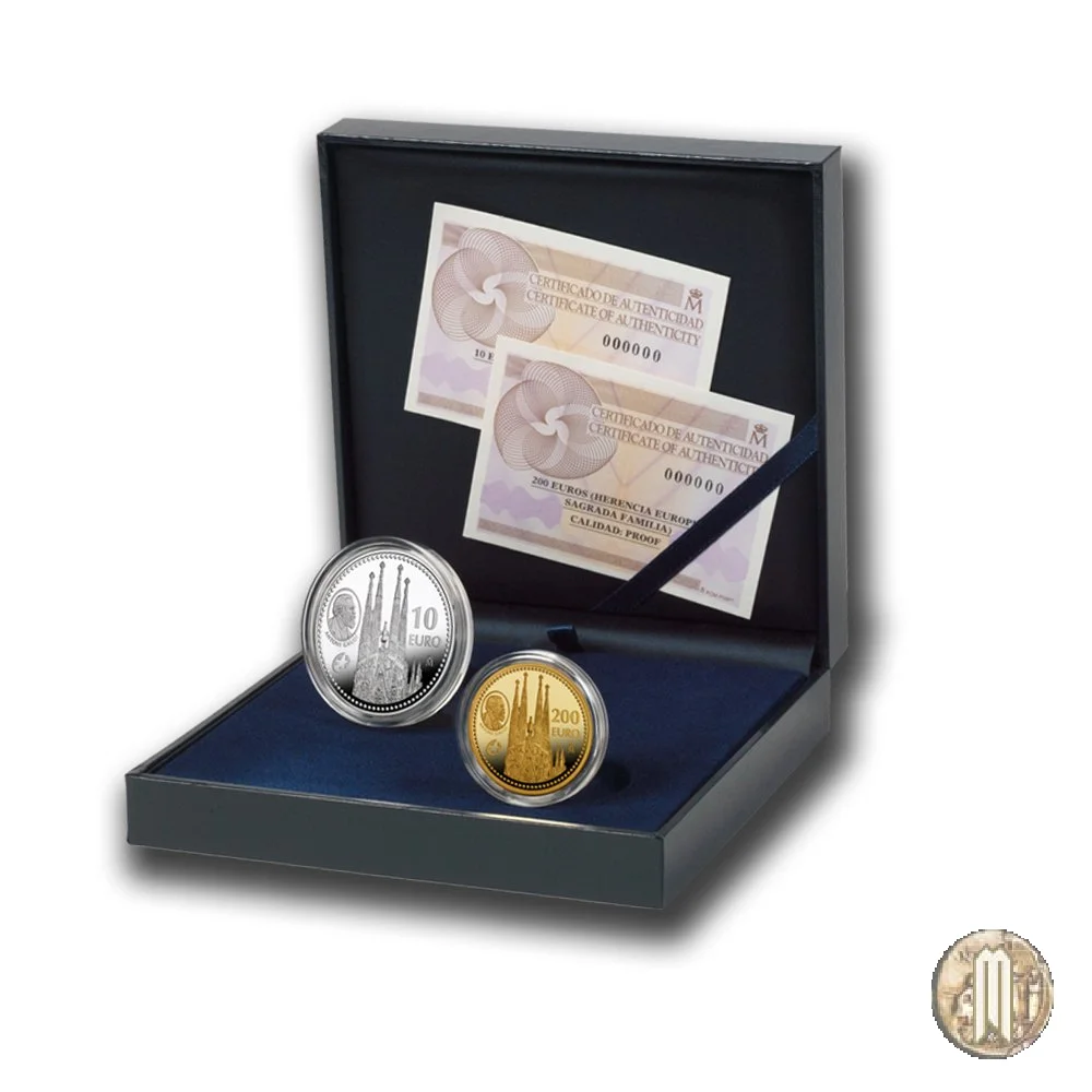 200 Euro 2010 Programma Europa - Antoni Gaud&iacute; 2010 (Madrid)