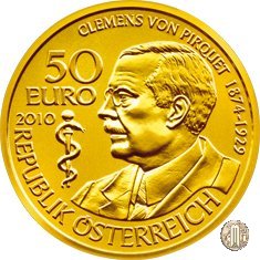 50 Euro 2010 Grandi Medici - Clemens von Pirquet 2010 (Vienna)