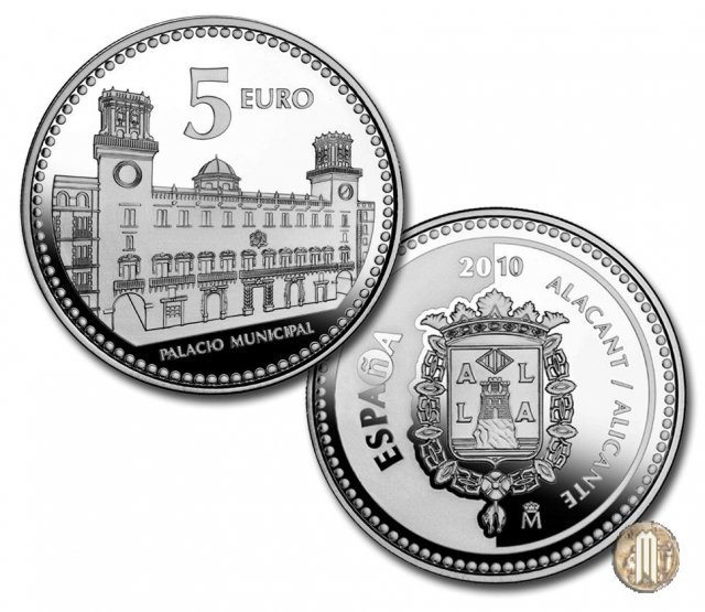 5 Euro 2010 I Capoluoghi di Provincia e le Città Autonome - Alacant/Alicante 2010 (Madrid)