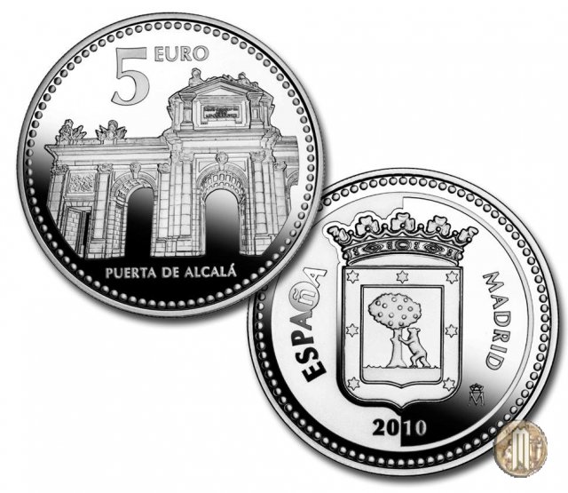 5 Euro 2010 I Capoluoghi di Provincia e le Città Autonome - Madrid 2010 (Madrid)