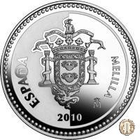 5 Euro 2010 I Capoluoghi di Provincia e le Città Autonome - Melilla 2010 (Madrid)