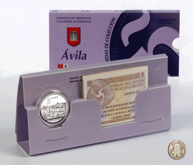 5 Euro 2010 I Capoluoghi di Provincia e le Città Autonome - Ávila 2010 (Madrid)