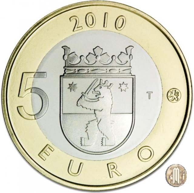 5 Euro 2010 Satakunta - Le Monete delle Provincie Storiche della Finlandia 2010 (Vantaa)