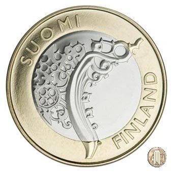 5 Euro 2010 Varsinais - Le Monete delle Provincie Storiche della Finlandia 2010 (Vantaa)