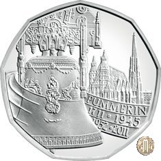 5 Euro 2011 Pummerin 1711 Bell 2011 (Vienna)