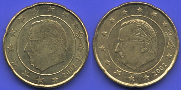 20 centesimi di Euro 2002 (Bruxelles)