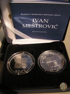 15 Euro 2007 Ivan Mestrovic Variante con 150 Kuna 2007 (Dublino)