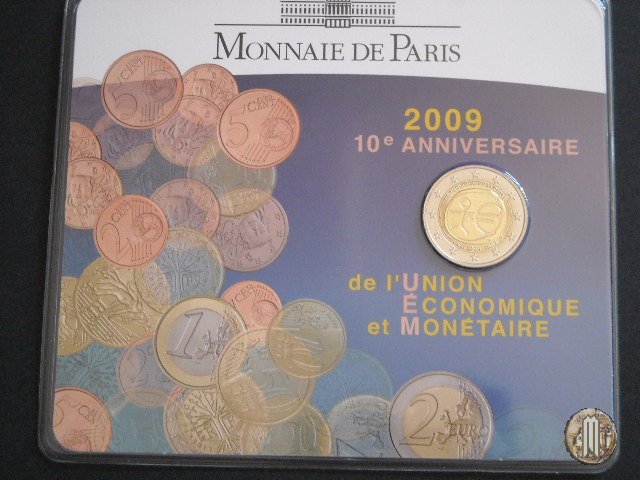 2 Euro 2009 10° Anniversario dell'EMU 2009 (Parigi)