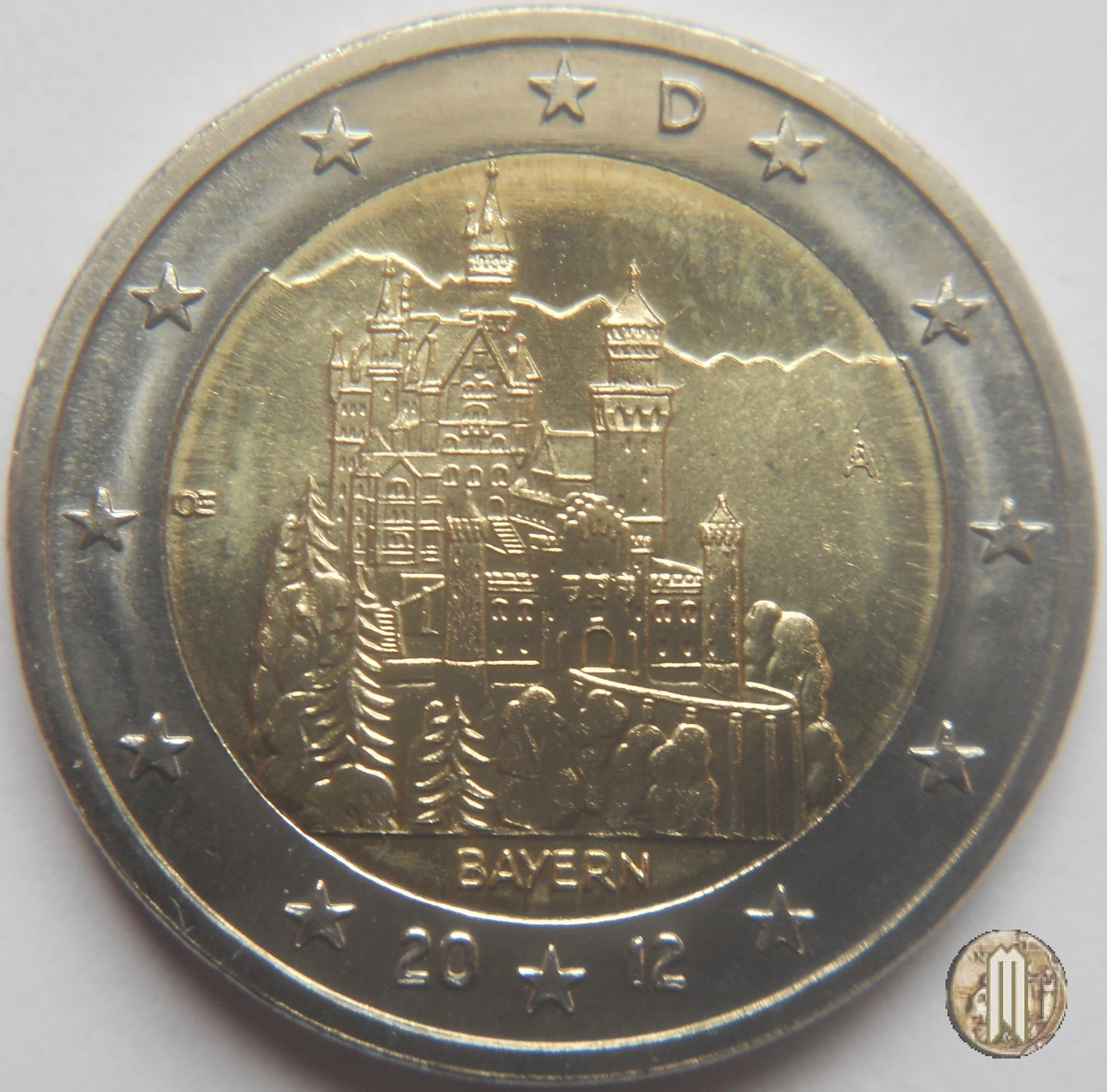 2 Euro 2012 Castello di Neuschwanstein 2012 (Berlino)