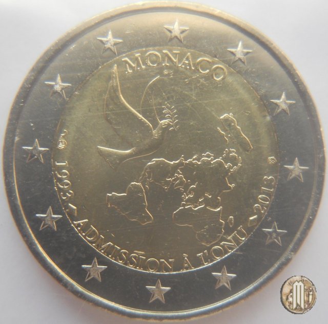 2 Euro 2013 - 20° anniv. adesione all'ONU 2013 (Parigi)