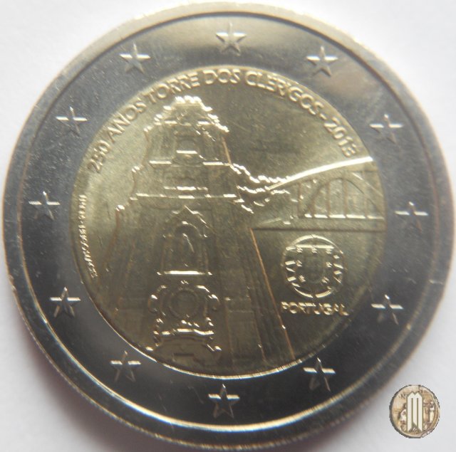 2 Euro 2013 250° anniv. costruzione Torre dos Clérigos 2013 (Lisbona)