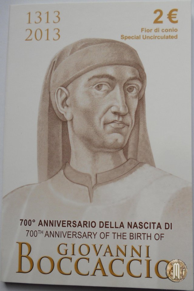 2 Euro 2013 700° anniv. nascita di Giovanni Boccaccio 2013 (Roma)