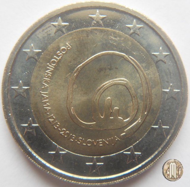 2 Euro 2013 800° anniv. scoperta Grotte di Postumia 2013 (Kremnica)