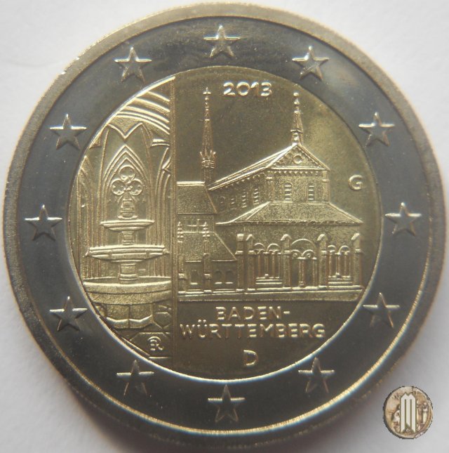 2 Euro 2013 Monastero di Maulbronn 2013 (Karlsruhe)