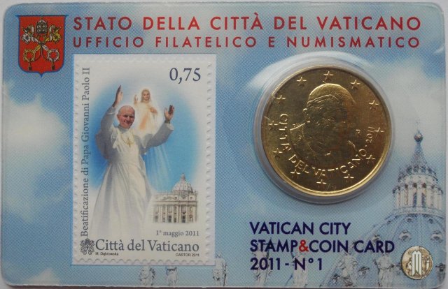 50 centesimi di Euro 2011 (Roma)