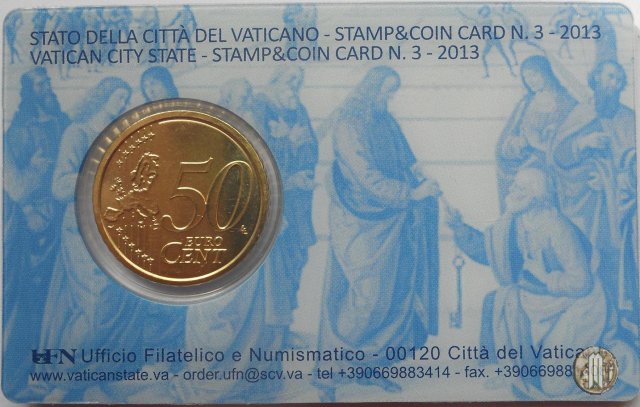 50 centesimi di Euro 2013 (Roma)