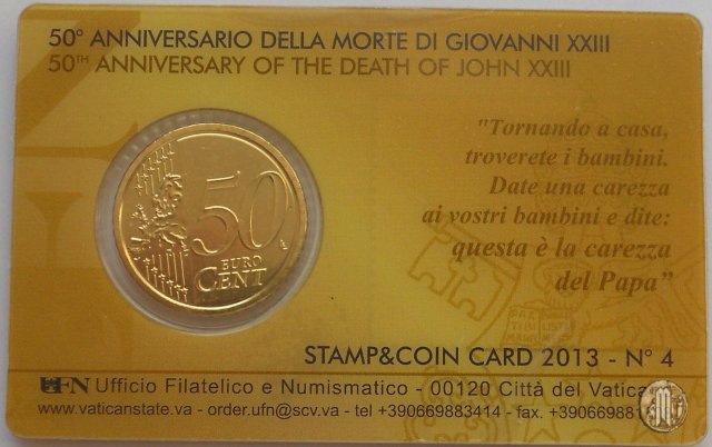 50 centesimi di Euro 2013 (Roma)